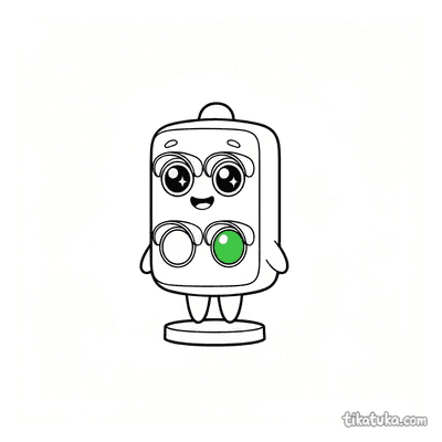 Smiling Traffic Light