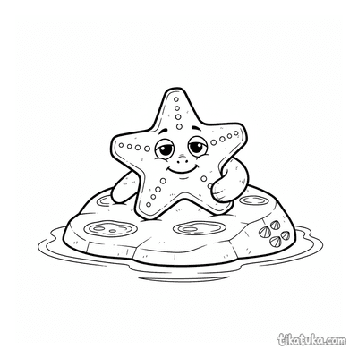 Starfish on Warm Rock
