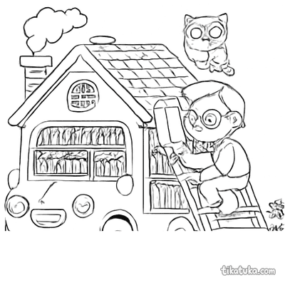 Whimsical Bookmobile