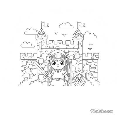 Young Knight Boy