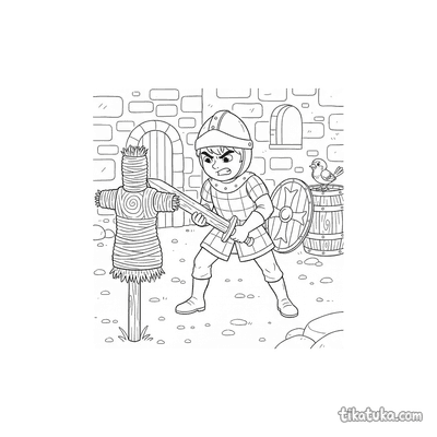 Young Knight in Training